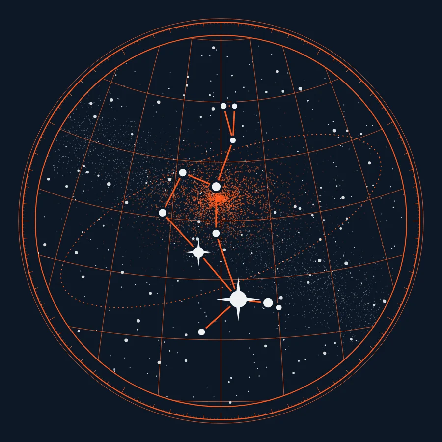 Day Shift Aminos packaging or constellation artwork