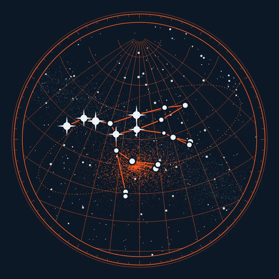 Full Crew Aminos packaging or constellation artwork