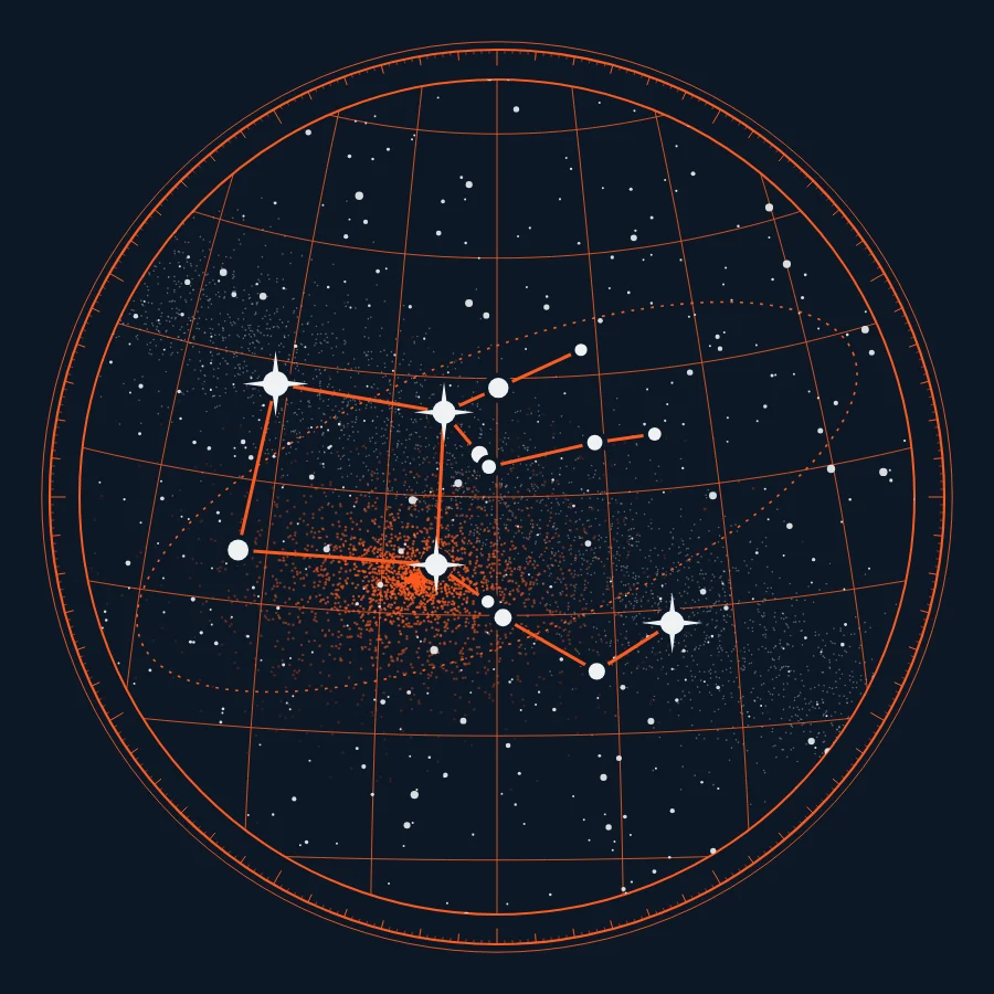 Load Bearing Collagen packaging or constellation artwork