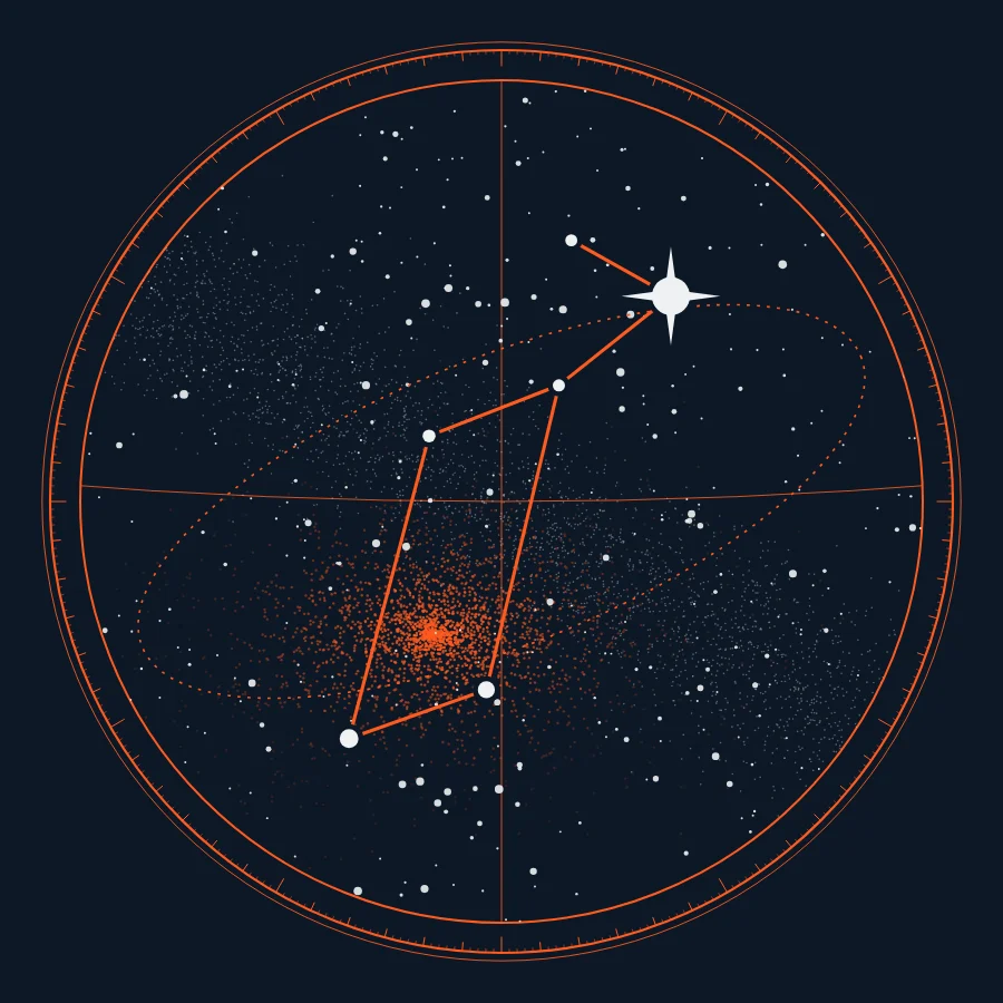 Re-Entry Sleep packaging or constellation artwork