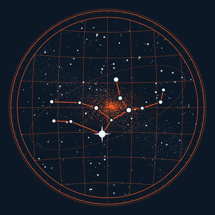 Terra Firma Plant Protein packaging or constellation artwork
