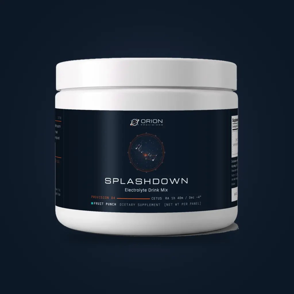 Splashdown Hydration packaging artwork