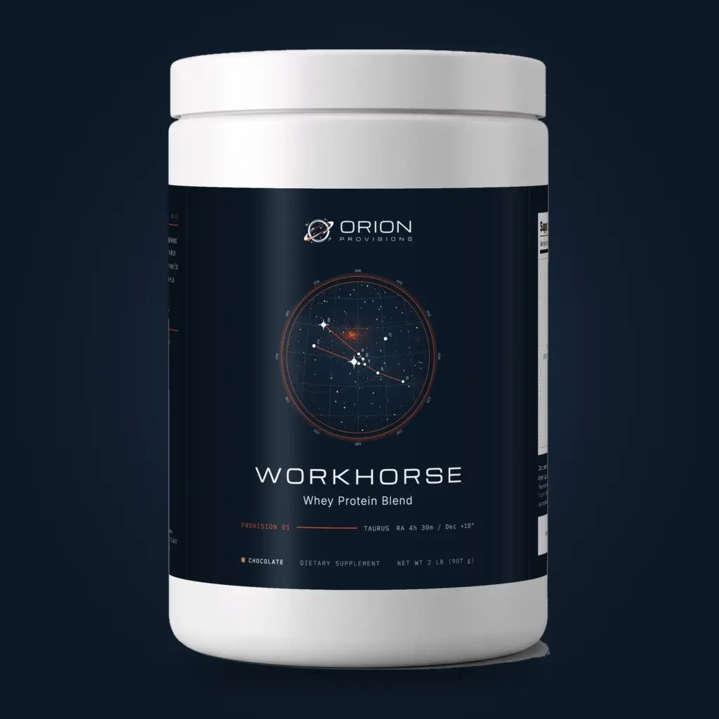 Workhorse Whey packaging artwork